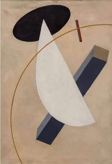 Proun Vrashchenia by El Lissitzky, ca. 1919