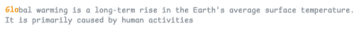 Auto-completion suggestions offered after the letters Glo are typed
